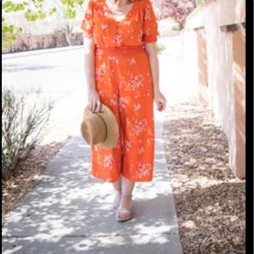 Ana Women’s Floral Print Jumpsuit Size XXL - Picture 6 of 11